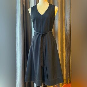 DKNY Blue Sleeveless Dress